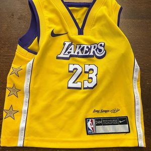 Nike Los Angeles Lakers LeBron James jersey only worn once